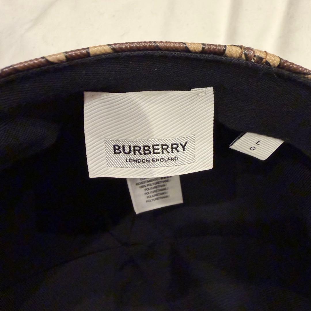 バーバリー モノグラムプリント ベースボールキャ ップ