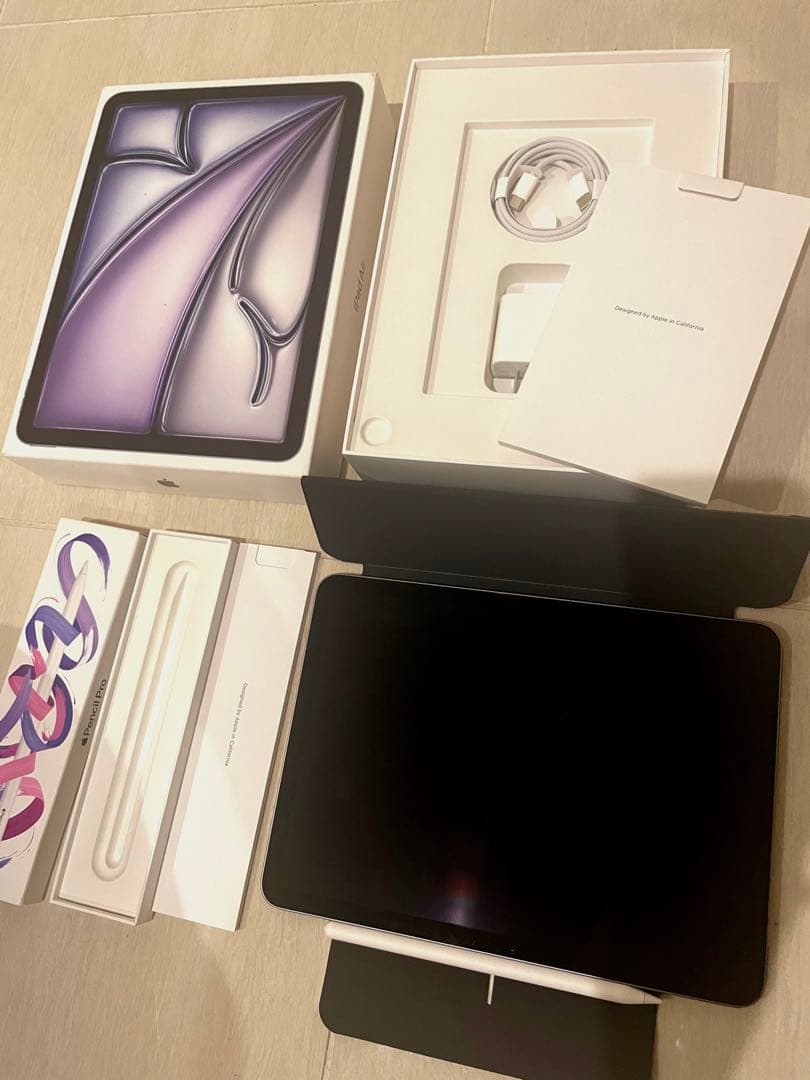 iPad Air M2 11インチ 128GB、Apple pencil PRO