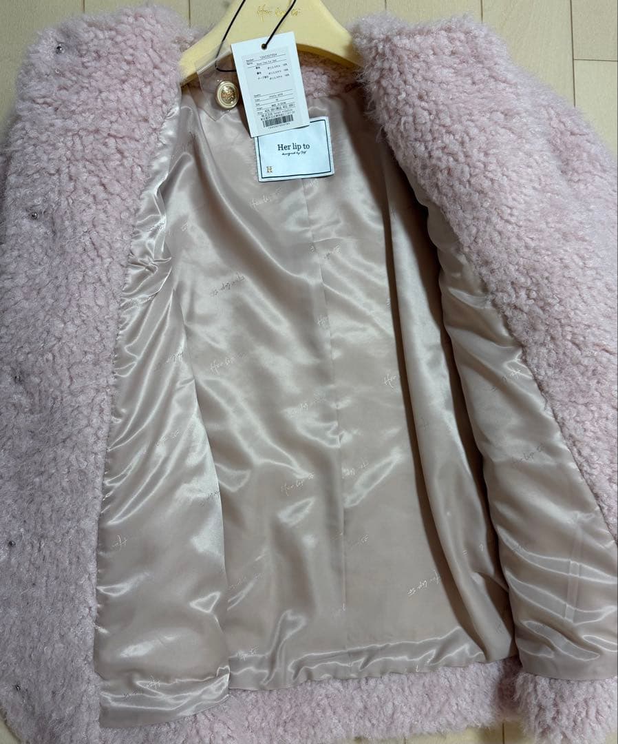 Herlipto  Faux Fur Coat Mサイズ