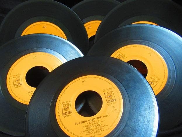 9【希少非売品】　映画「トップガン/Top Gun」7inch 6枚セット