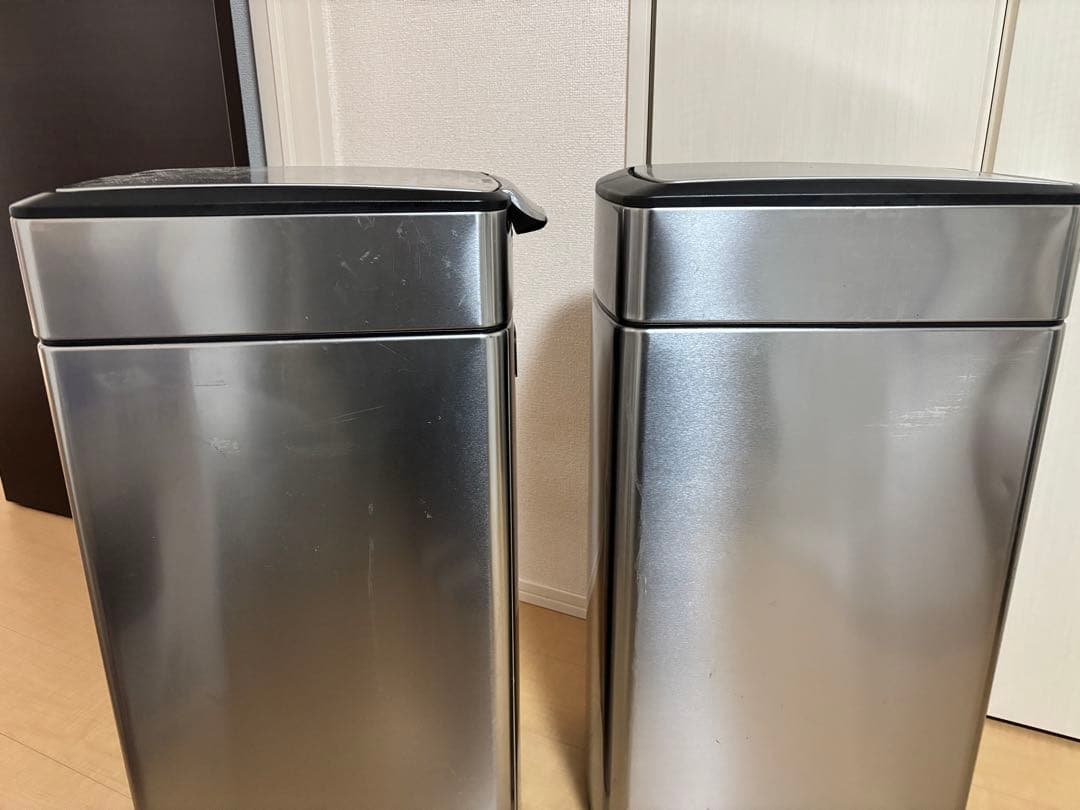 シンプルヒューマン　ステンレス製ゴミ箱一個のみ