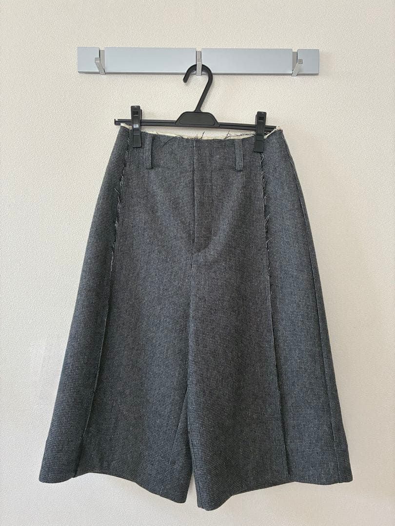 パンツ MAISON SPECIAL Wool Wide Shorts