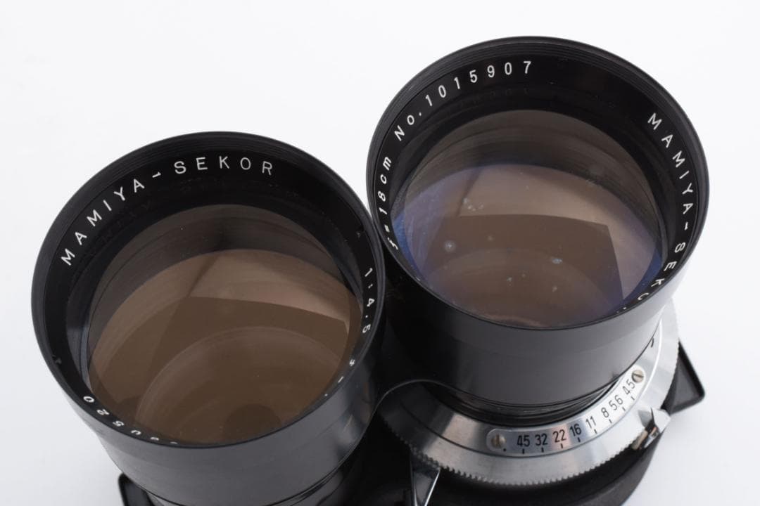 ★極美品★マミヤ C22 105mm f3.5・180mmf1.5 #1057