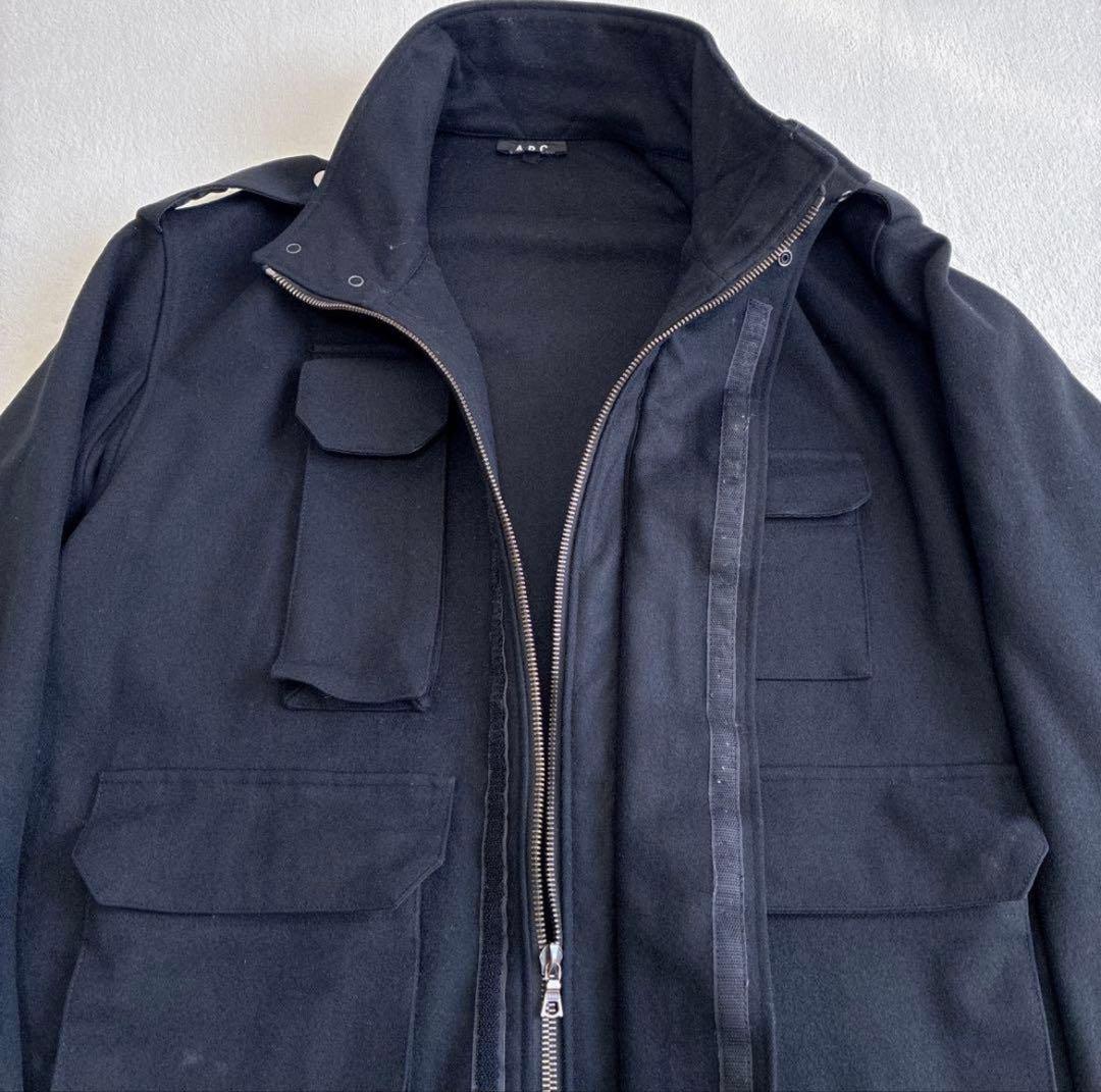 A.P.C. フランス製 ウールコート ミリタリージャケット