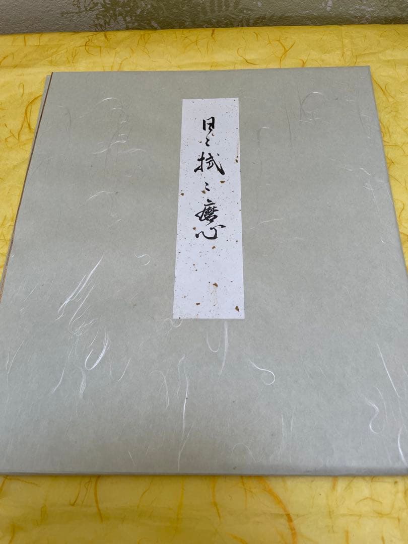 井口海仙師　遺墨絵讃撰　色紙　化粧箱入り 6枚セット 茶道家　裏千家