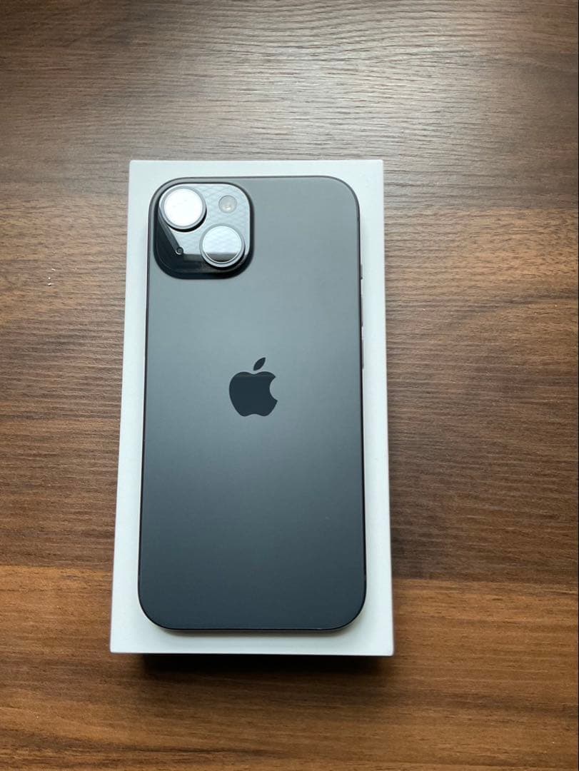 AppleSIMフリーiPhone15 256GBブラックバッテリー残量100%