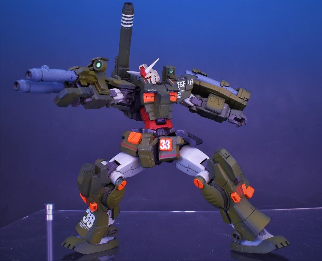 ト*ス様 改造品 スペシャルクリエイティブモデル フルアーマーガンダム(リアルタ