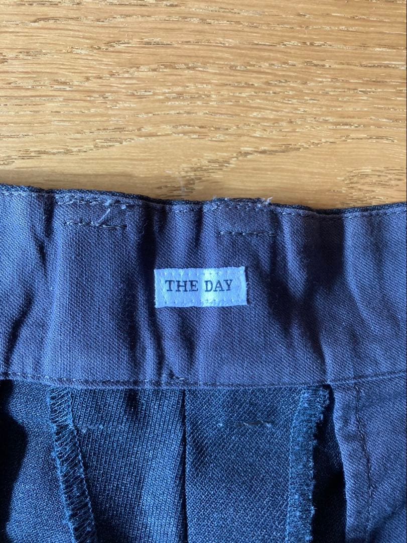 パンツ THE DAY : WOOL WIDE PANTS