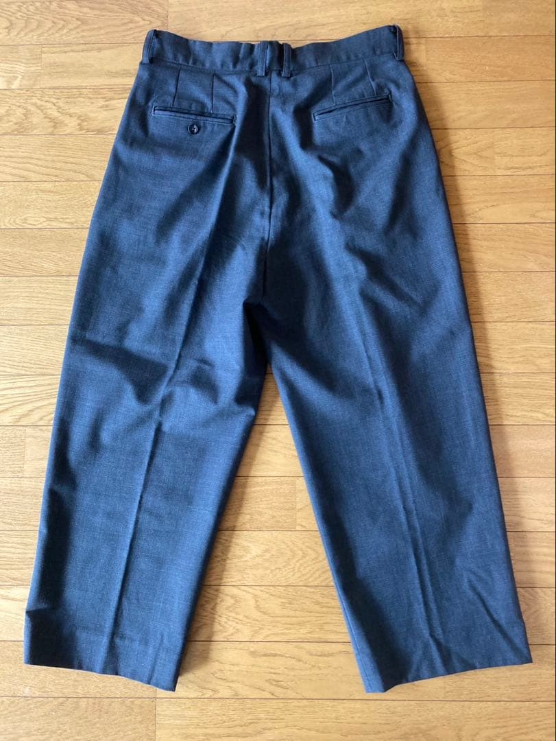 パンツ THE DAY : WOOL WIDE PANTS