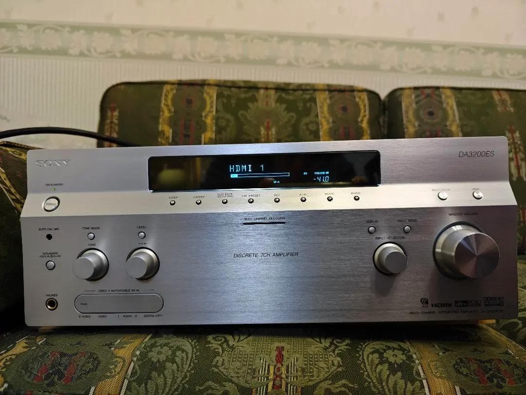 【中古品】SONY　TA-DA3200ES　（本体・リモコン・マイク・説明書）