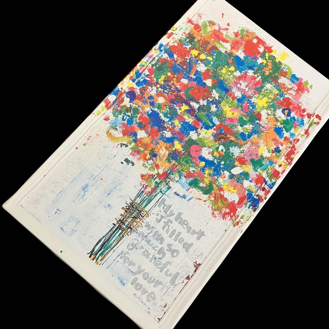 【抽選当選品】木梨憲武展 Timing ー瞬間の光りー 感謝 キャンバスアート