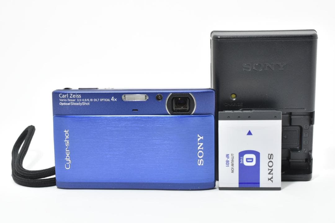 【美品】SONY Cyber-shot DSC-TX1 ブルー　動作確認済