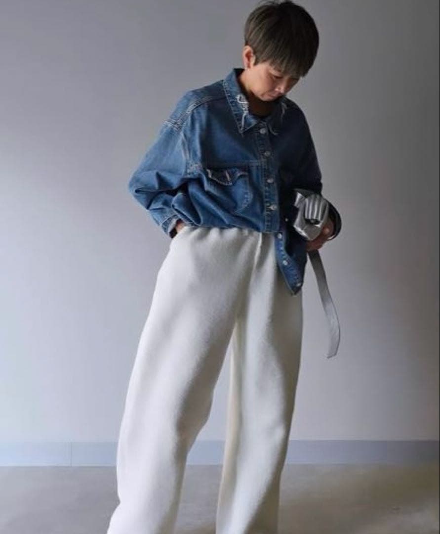 HAILEE 完売商品 モコパンツ ホワイト