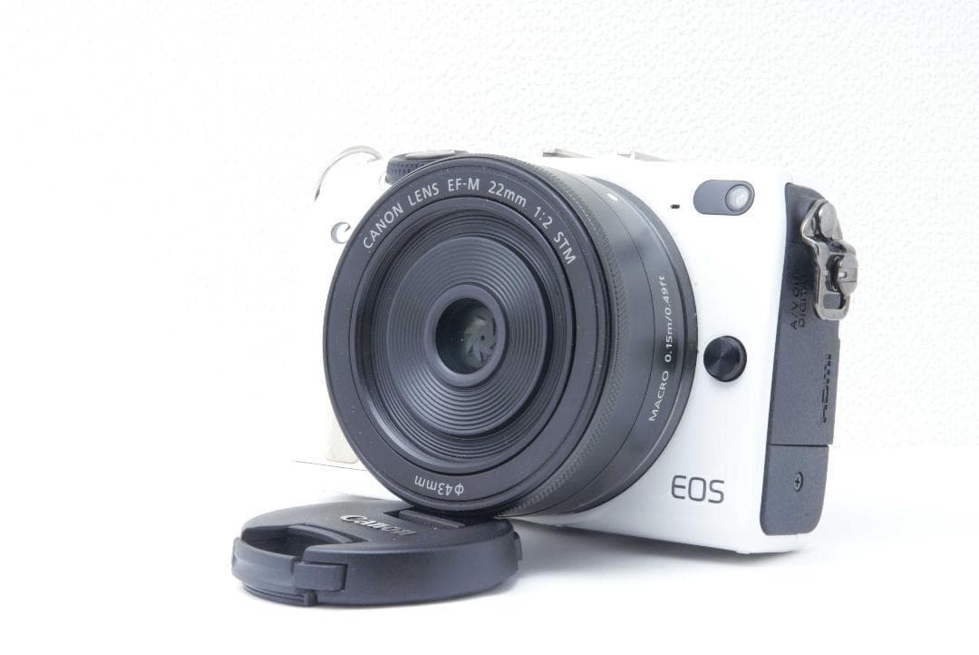 キャノン　Canon EOS M2　ミラーレス一眼ダブルレンズキット　ホワイト