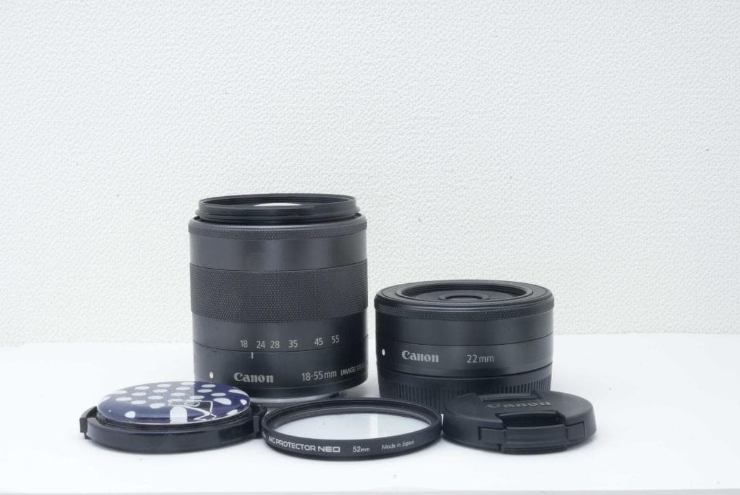 キャノン　Canon EOS M2　ミラーレス一眼ダブルレンズキット　ホワイト