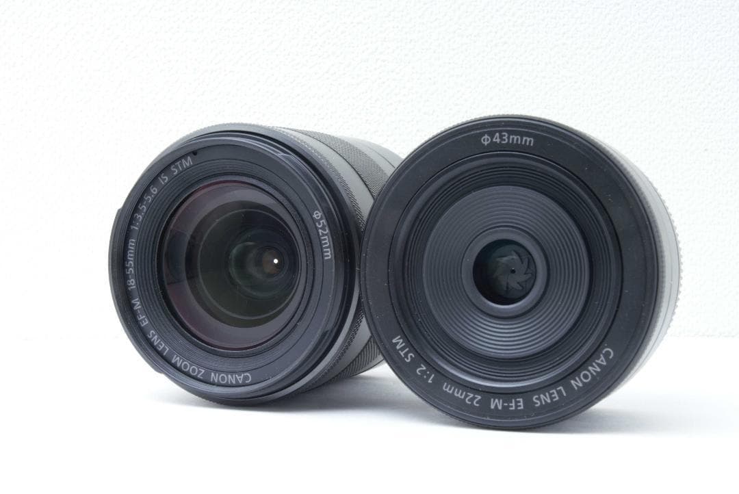 キャノン　Canon EOS M2　ミラーレス一眼ダブルレンズキット　ホワイト