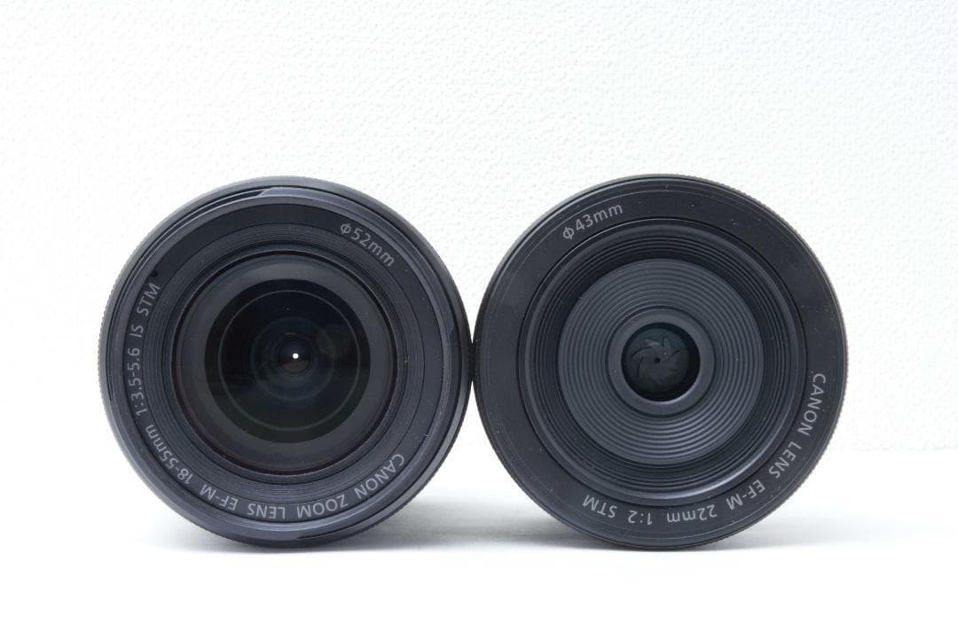 キャノン　Canon EOS M2　ミラーレス一眼ダブルレンズキット　ホワイト