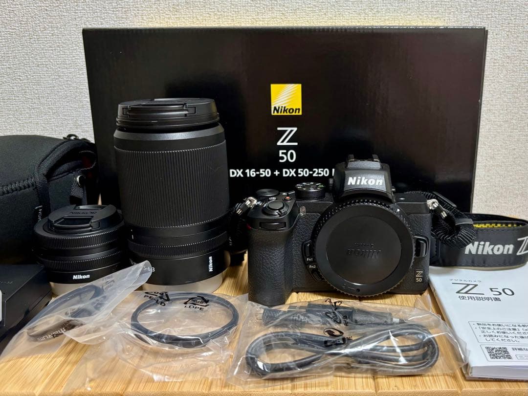 Nikon Z50キットレンズ2本付き