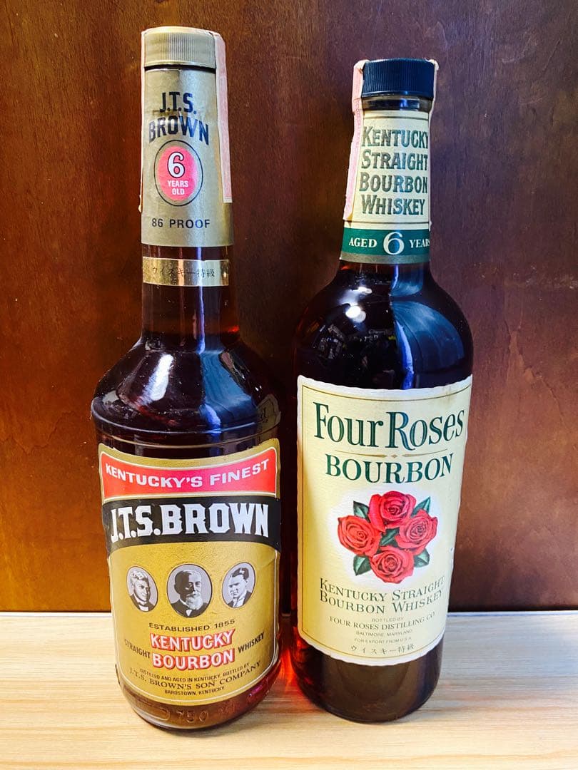 J.T.S. Brown & Four Roses バーボン 6年