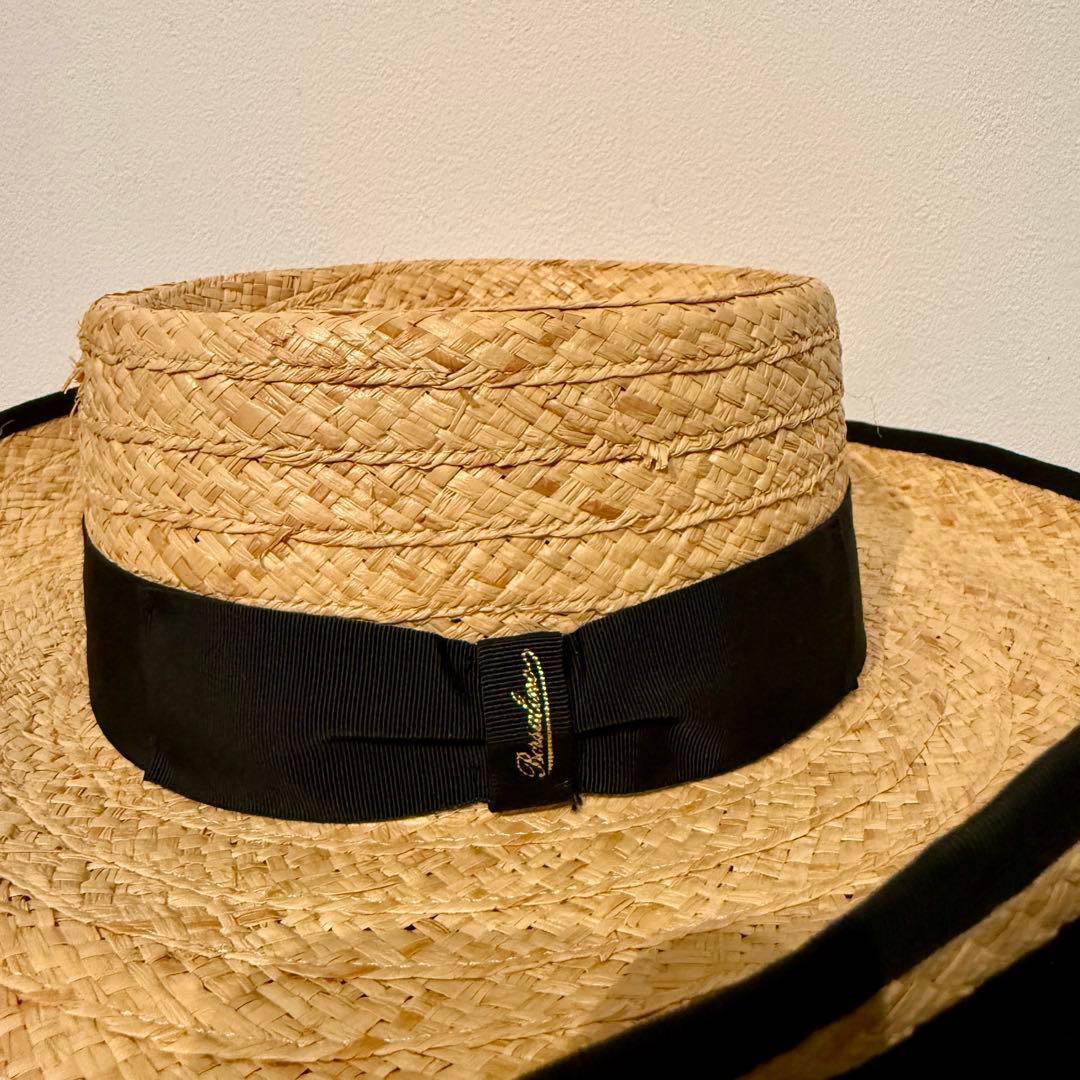 ボルサリーノ　Borsalino 麦わら帽子