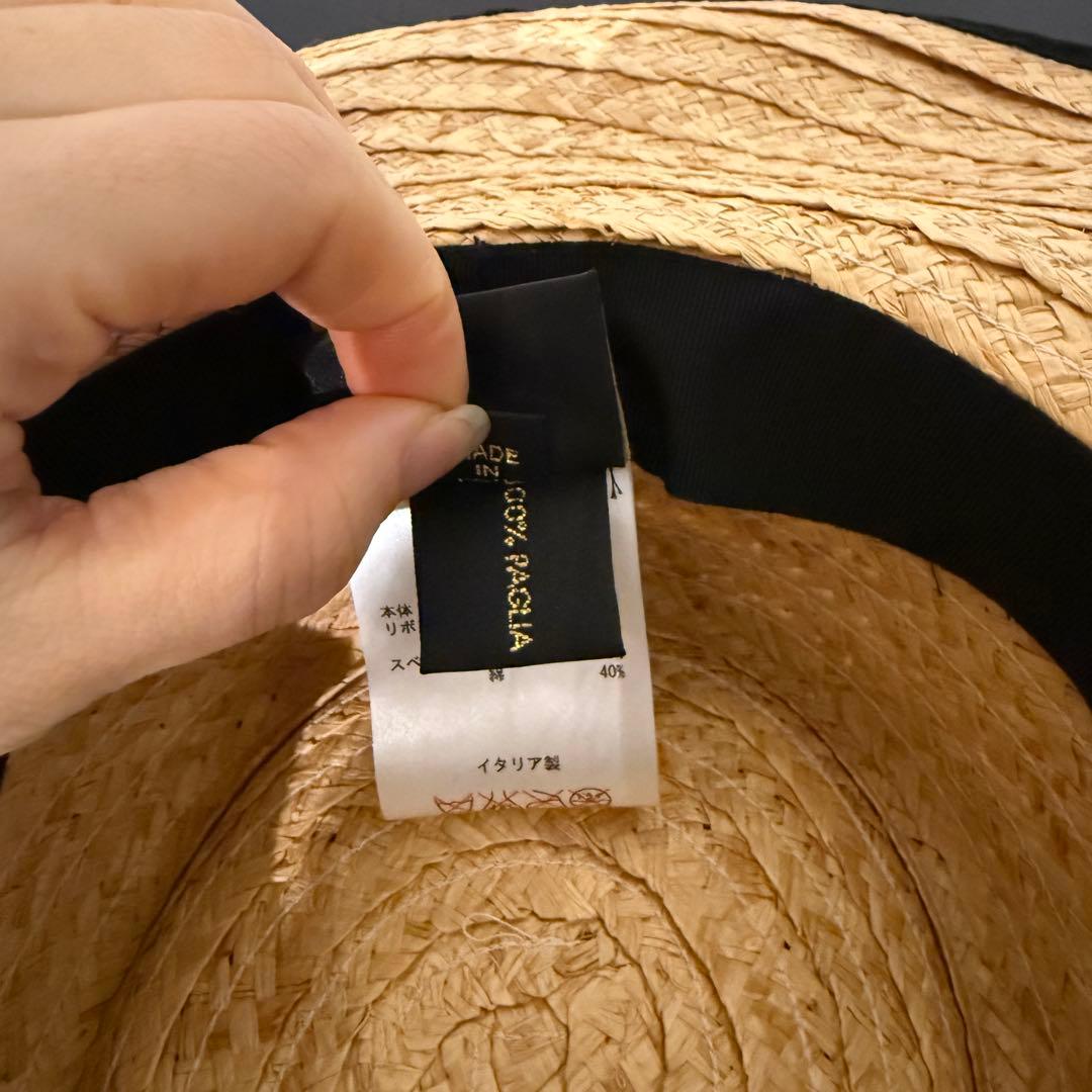 ボルサリーノ　Borsalino 麦わら帽子