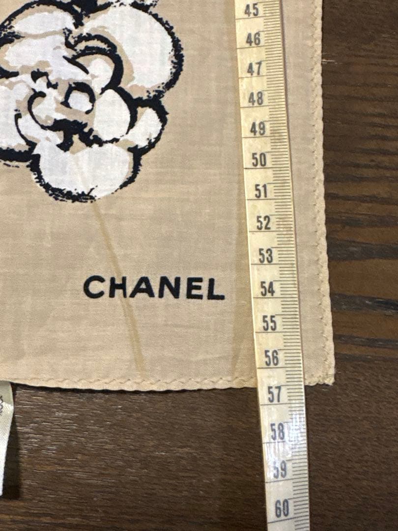 CHANEL 花柄 ハンカチ