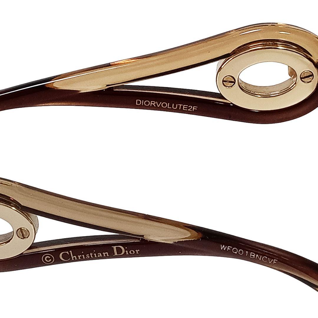 クリスチャンディオール サングラス ブラウン ゴールド レディース グラデ