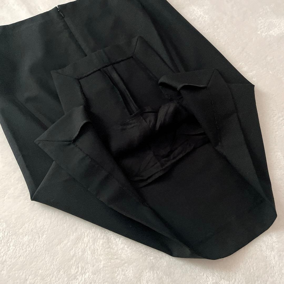 極美品⭐︎Theory TAILOR 黒 ノーカラー スカートスーツ セットアップ