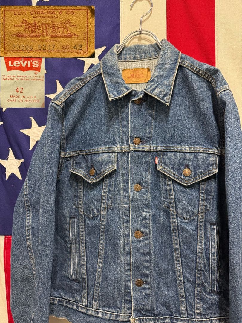 ★80's★Levi's★70506-0217★デニムジャケット★サイズ42★