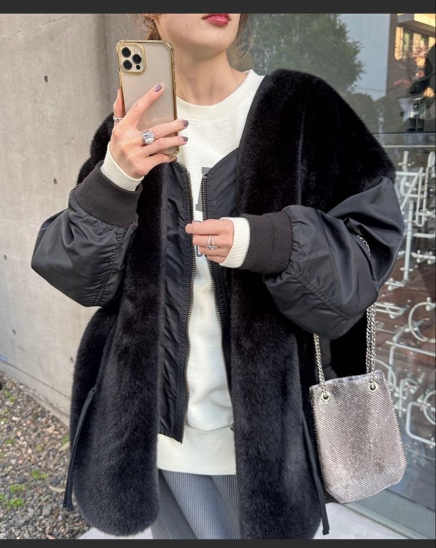 CIAOPANIC TYPY etsinta エシンタ ファー切替ジャケット