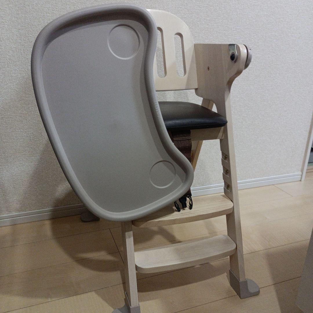 KATOJI　 Easy-sit 木製ベビーハイチェア ホワイトウォッシュ