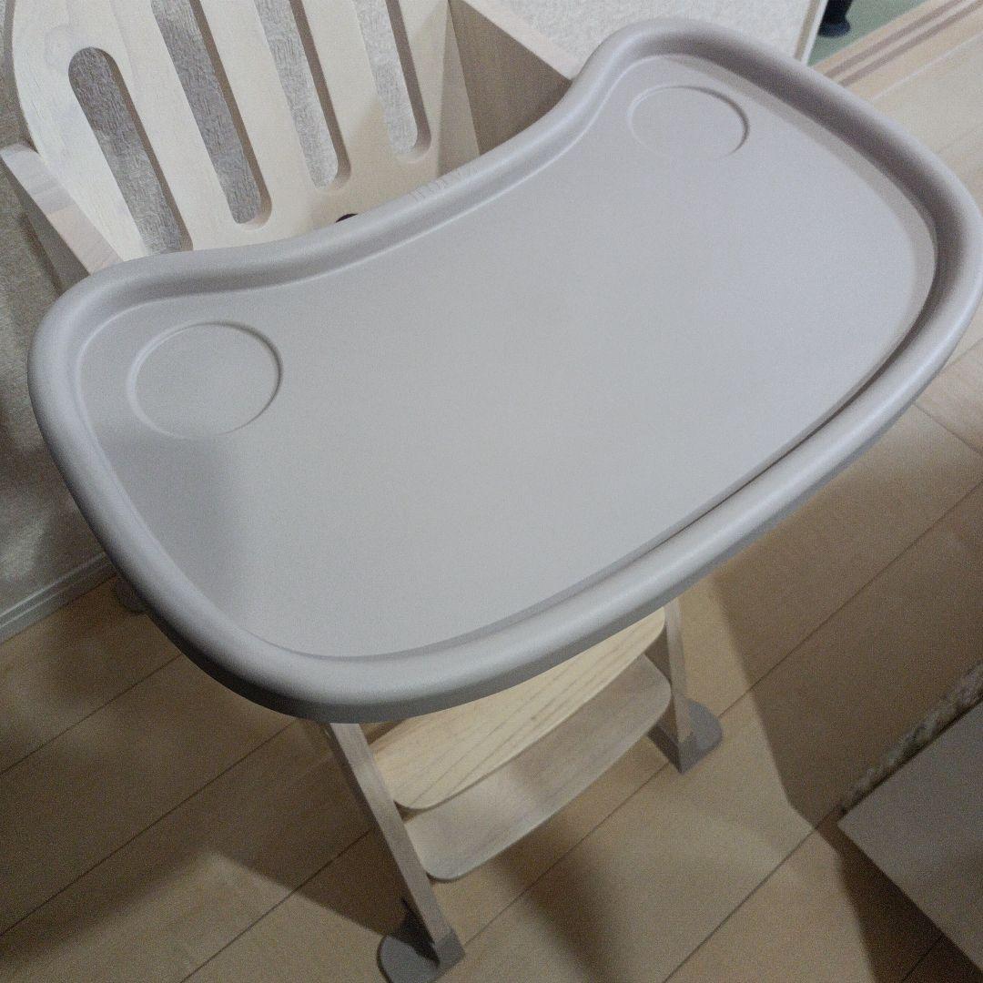 KATOJI　 Easy-sit 木製ベビーハイチェア ホワイトウォッシュ