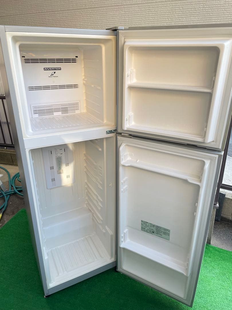 623分解洗浄済み✨ 日立 おしゃれメタリックシルバー2ドア冷蔵庫 インバーター