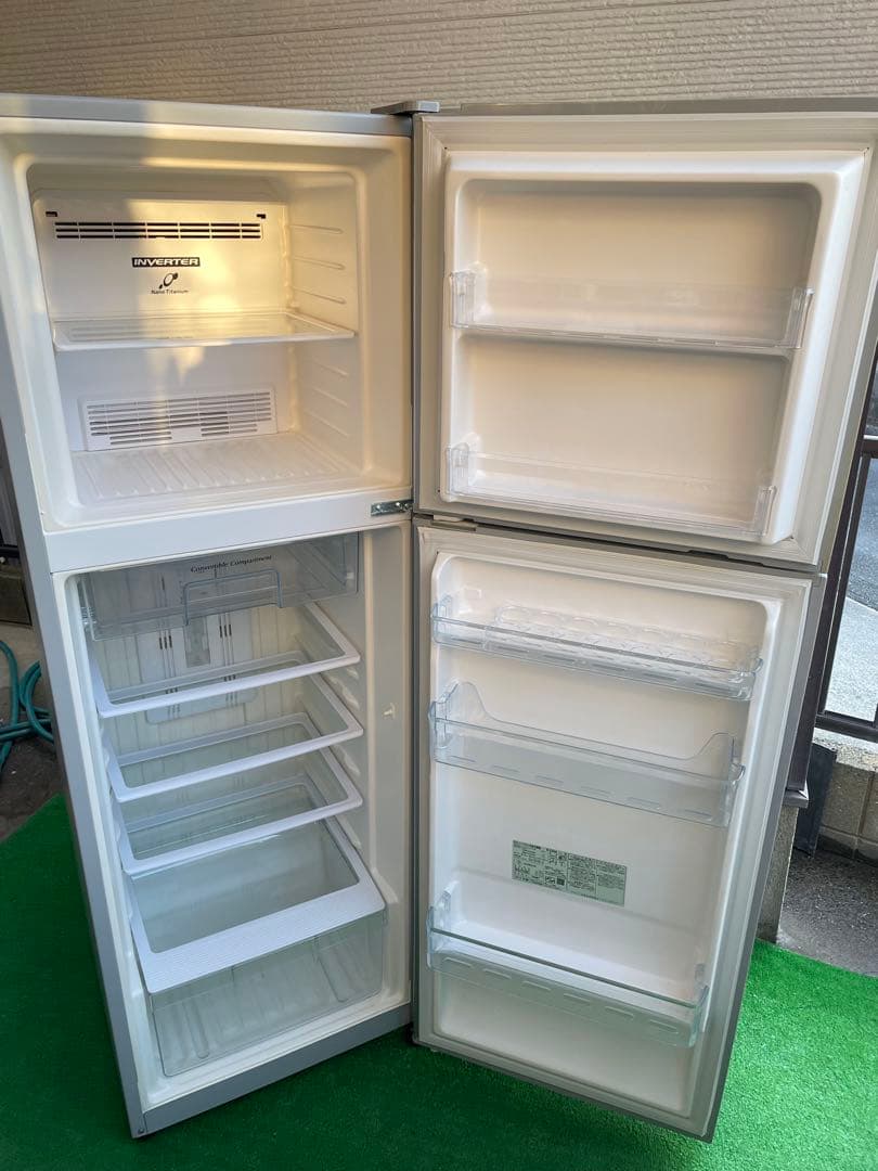 623分解洗浄済み✨ 日立 おしゃれメタリックシルバー2ドア冷蔵庫 インバーター