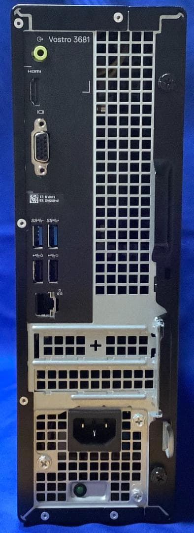 デル Vostro 3681 Core i5-10400 SSD256メモリ8G