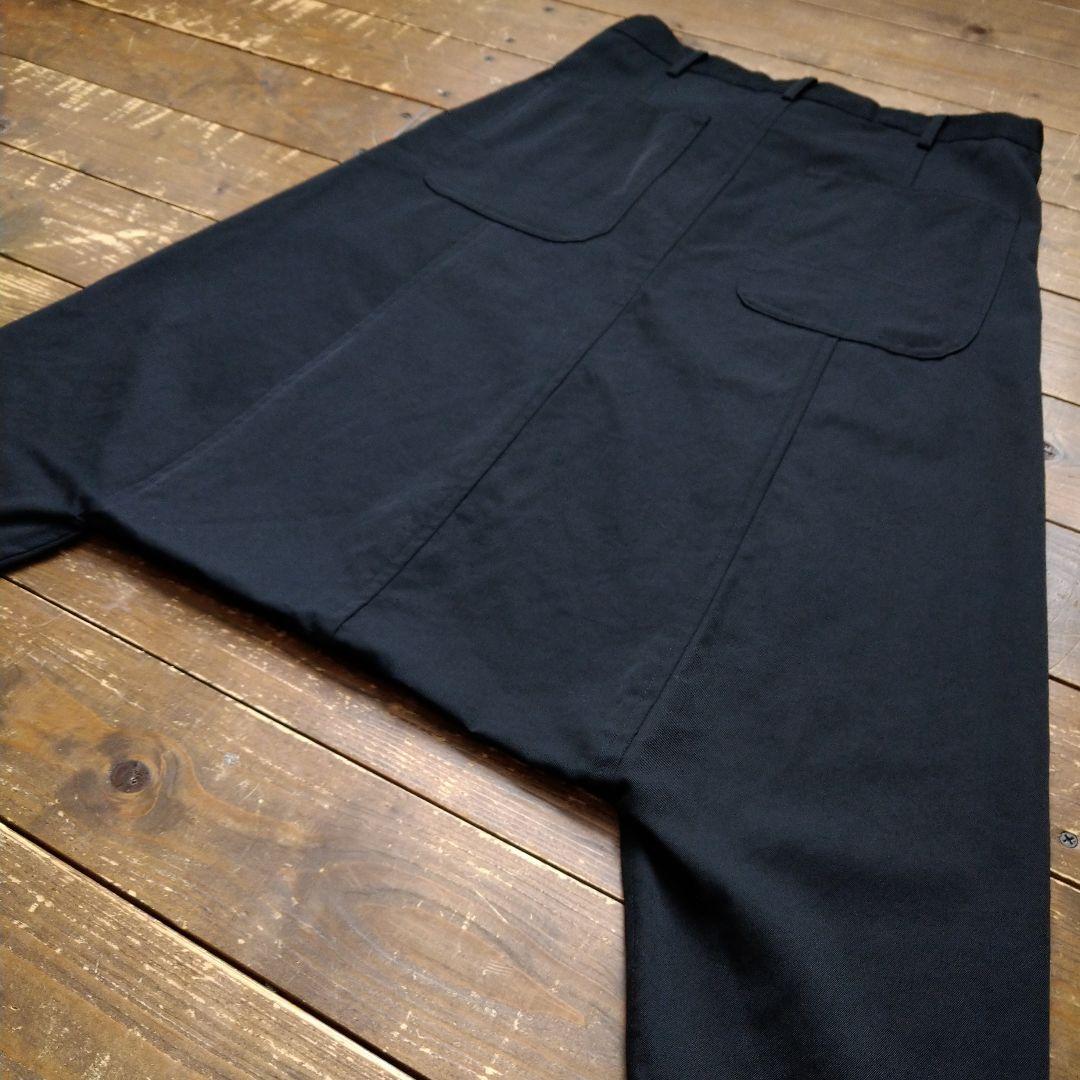 COMME des GARCONS サルエルパンツ ウール ブラック
