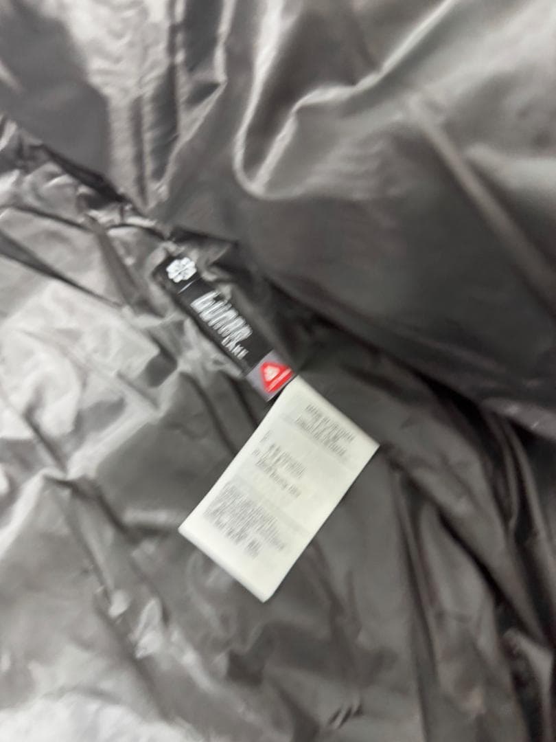 ACGフード付きダウンジャケット ブラック