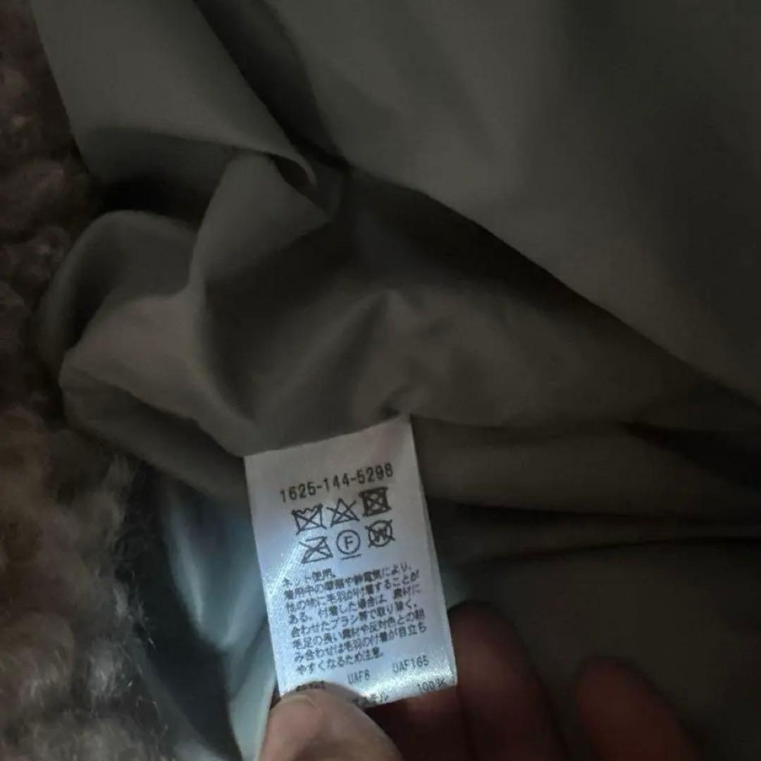 H beauty&youth フェイクファーショートブルゾン