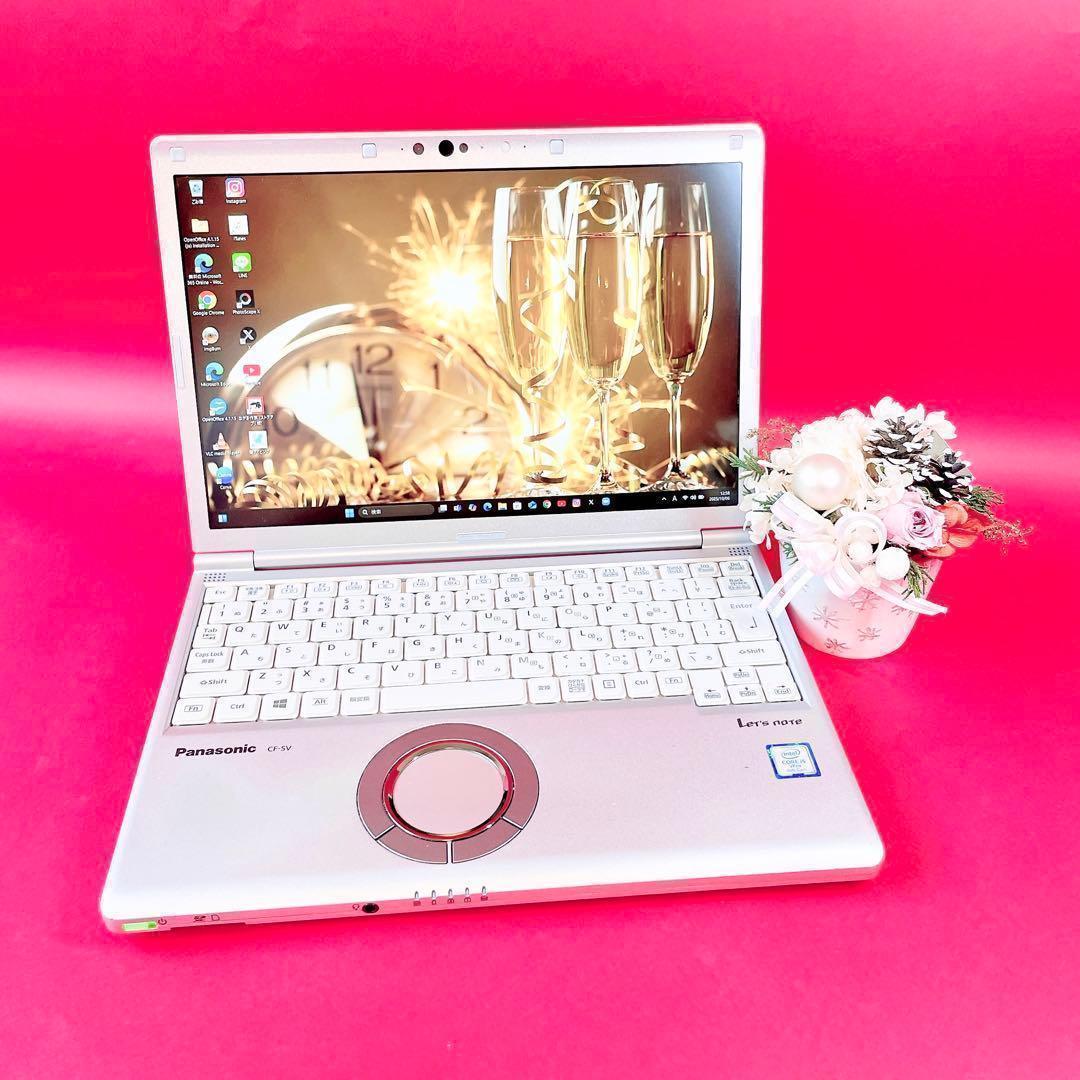 Windows11対応‼️小型軽量レッツノートパソコン✨️持ち運び✨️快適SSDカメラ