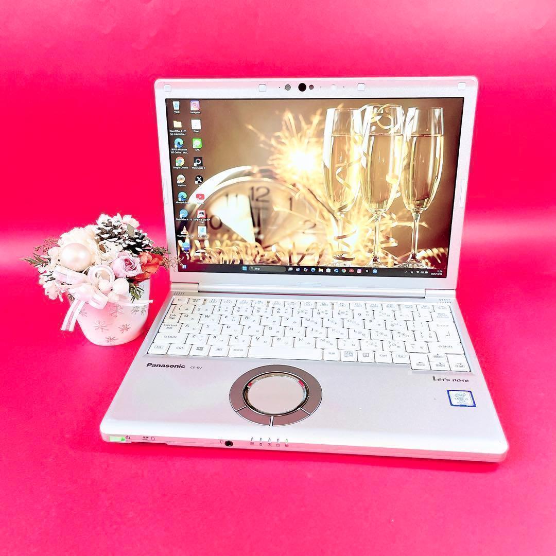 Windows11対応‼️小型軽量レッツノートパソコン✨️持ち運び✨️快適SSDカメラ