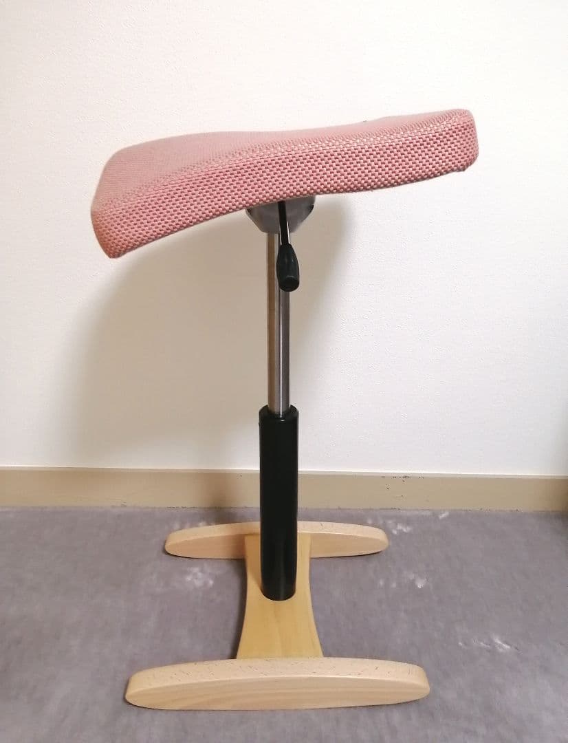 Balans Synergy バランスシナジー スクエアシート 織柄グレーピンク