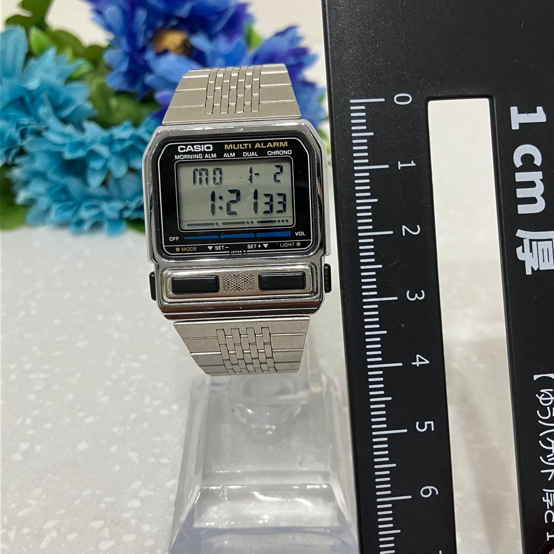 【80's】CASIO BA-200 デジタル腕時計 マルチアラーム　電池新品