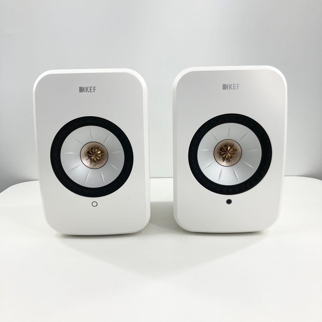 KEF LSX II ワイヤレススピーカー 極美品 C3リモコン 純正スタンド付