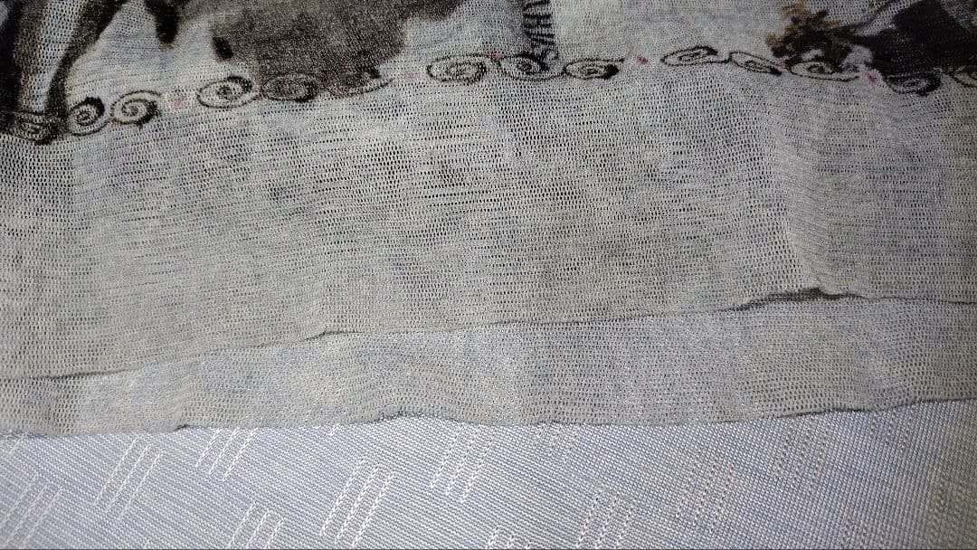 【ジャンポールゴルチェ】40 パワーネット 半袖 花柄カットソー