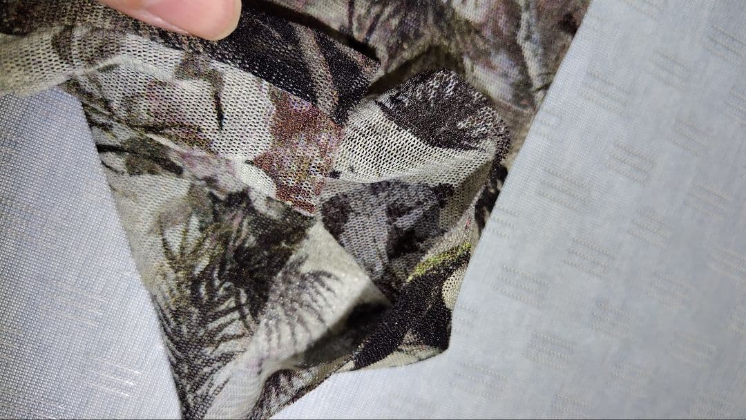 【ジャンポールゴルチェ】40 パワーネット 半袖 花柄カットソー