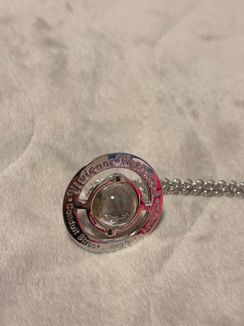 大*福様 正規品/Viviennewestwoodスモールオーブネックレスシルバ