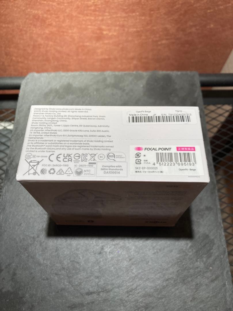 さ*し様 【新品未開封シュリンク付き】SHOKZ OPENFIT ワイヤレスイヤ