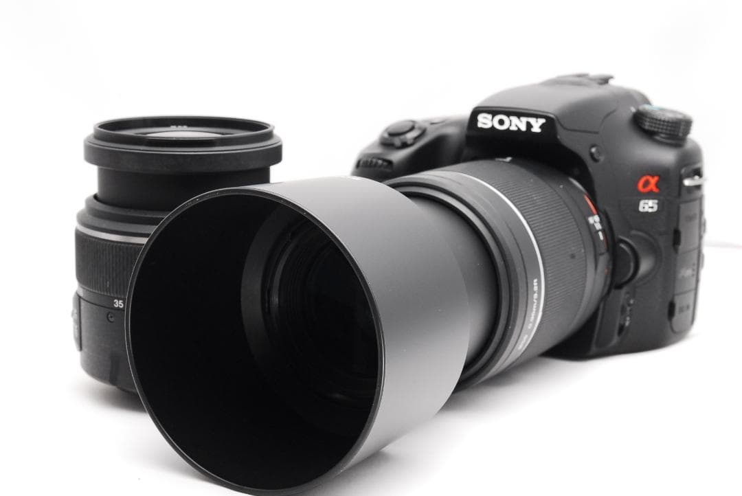 ♥ SONY ソニー α65 ♥撮影枚数854枚♥ダブルレンズ♥一眼レフカメラ