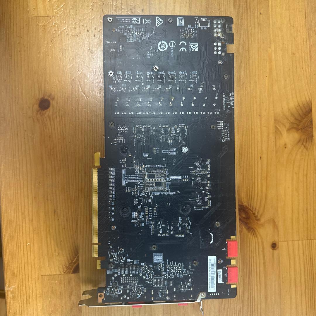 MSI GeForce GTX 1070 ARMOR 8G OC 動作品