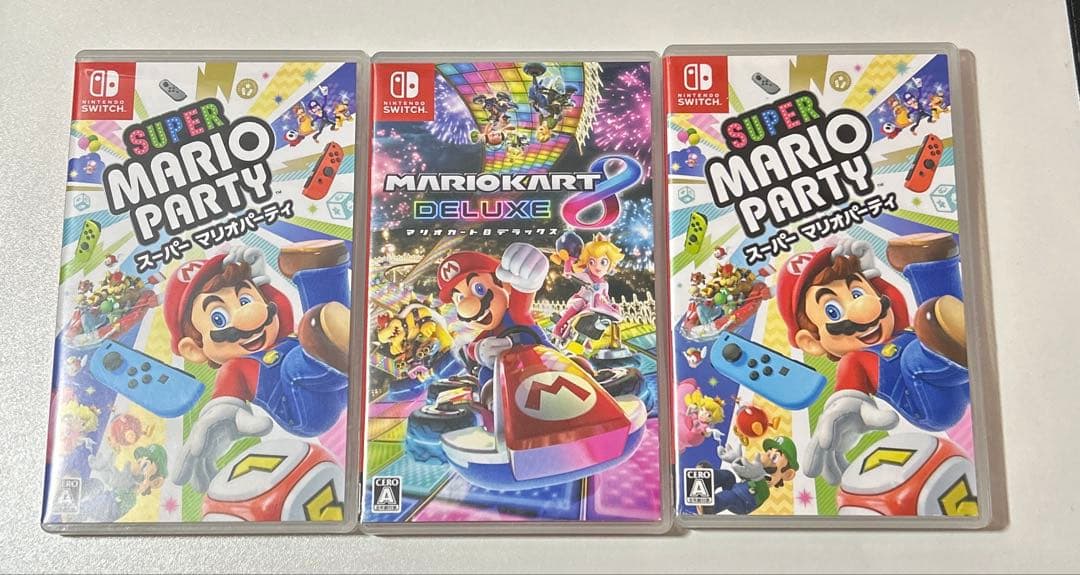 スーパーマリオパーティ　マリオカート8デラックス　3本セット